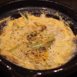 割烹さいお - 熱々＆ふわふわに粉山椒がピリリ