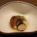 割烹さいお - 飯蛸＆うるい土佐酢かけ