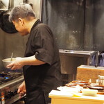 割烹さいお - 火を入れたら…