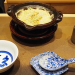 割烹さいお - 白魚の柳川風鍋