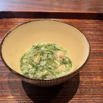 廣澤 - 三重 四日市 大和蛤と四万十海苔（青さ）のお粥