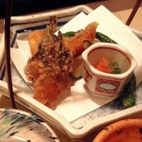 加賀屋 名古屋店 - あえの風(ミニ懐石)；揚物(おこぜの唐揚げ) @2014/07/05
