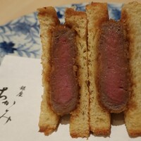 銀座 ちかみつ 六丁目 - 特選ヒレのブリオッシュカツサンド