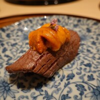 銀座 ちかみつ 六丁目 - 炙り鮨