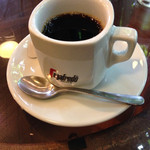 カフェ・フェリーチェ - ランチセットのドリンクはホットコーヒーにしました