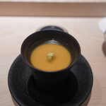 鮨 西崎 - のれそれ茶碗蒸し