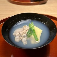筒井 清寂 - 玉子葛豆腐と蛤のお椀