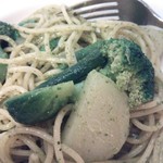 イタリア料理のお店 ラ　サラ  - スパゲティ じゃがいもと野菜入りバジリコソース UP♪