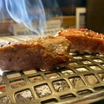 焼肉ホルモン 風土. - カットして