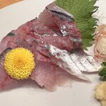 あじふらい てしお - あじの刺身