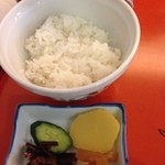 十々八 - ご飯、香の物