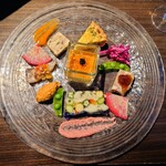 ア ターブル - プレミアムランチの前菜盛り合わせ