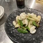 ビストロ中華ICHI - イカとセロリの柚子胡椒炒め