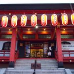 山さき - 毘沙門天の前