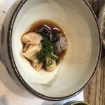 鮨よし - アンコウの皮と卵巣