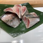 築地寿司清 - いわし　ますはお刺身で！