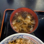 味奈登庵 - 味噌汁付きなのが良い。