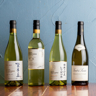 各種ワインや日本酒をご用意