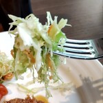 ゲシュマック - ミルフィーユについてきたサラダ