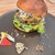 Local - 料理写真:カルボナーラバーガー