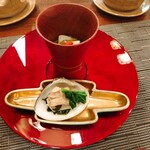 エクシブ山中湖 - 前菜はまぐり