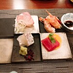 エクシブ山中湖 - お刺身4点盛り