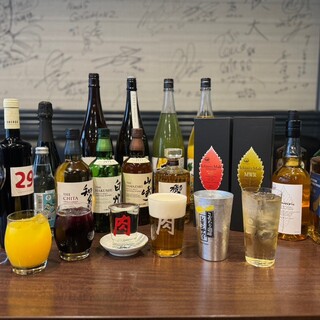 山崎・白州など15種類以上の豊富なウイスキー◆飲み放題あり