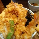 日本橋 天丼 金子半之助 - 車えび匹