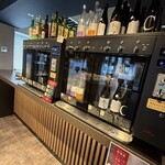EKI TERRACE NANYO - ワンコイン500円で飲料できる地酒10種ほど