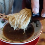 中華そば 八平 - 細麺替え玉追加。激食い