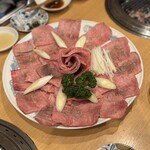 炭焼 金竜山 - 上タン塩7人前