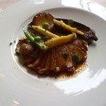 シェ・ピノリ - 仔鴨のロティ　粒マスタードソース