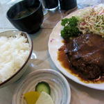 カフェレスト菊水 - ハンバーグ定食