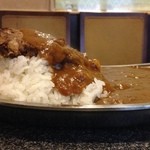 アメリカン - ハンバーグカレーの大盛り！