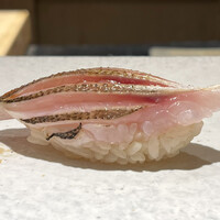 鮨 せいざん - [おまかせ握り 4400円] 6品目 かます 炙り