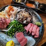 楽韓堂 心斎橋店 - 刺身盛り合わせ