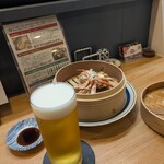 えん encounter - 生ビールとお通し