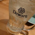 地物産品料理処 田福 - ハイボールはデュワーズでした。