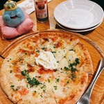 珈琲道場 侍 - ポテトピザ　800円　マヨネーズ無い方が良いかも‥(･･;)それか別盛り