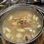 元祖ちぢみの王様 - サムゲタン