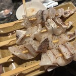 元祖ちぢみの王様 - イカ串