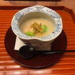 木山 - 煮穴子の茶碗蒸し