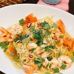 ELBA - 小エビのペペロンチーノバジル風味　1,670円