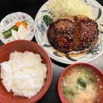 とんかつ 五郎十 - ミンチ生姜焼き定食