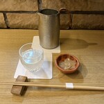 和洋酒菜 ひで - 付き出しは、のれそれ