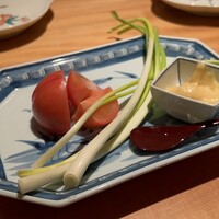 並木橋なかむら - アメーラトマトと島らっきょう