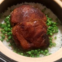 L'ETERRE - 〆ご飯（鴨もも肉・イタリア産グリンピース）