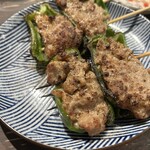 大釜もつ煮 五右衛門 - ピーマンつくね