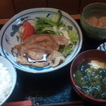 Wabisuke - 豚しょうが焼き(ランチ アイスコーヒー付き)650円