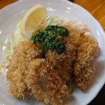 とんかつ 燕楽 - カキフライ